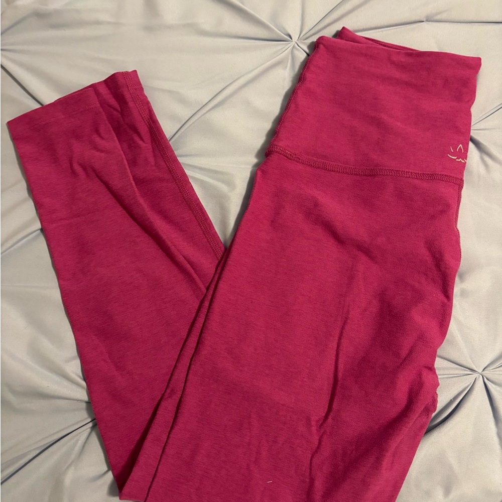 Beyond Yoga Spacedye Midi leggings—pink